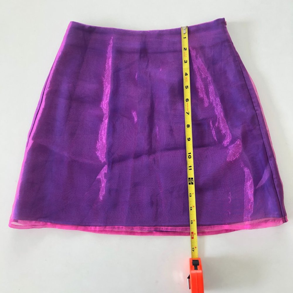 dEliA*s iridescent purple skirt - Picture 6 of 7